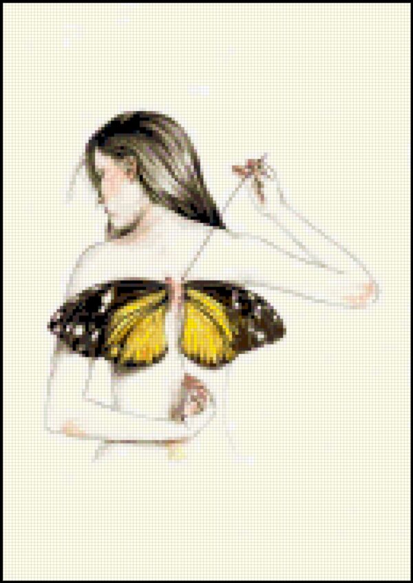 Butterfly Wings Counted Cross Stitch Pattern – Digital Download - Image 2