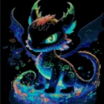 Adorable Baby Dragon Pattern