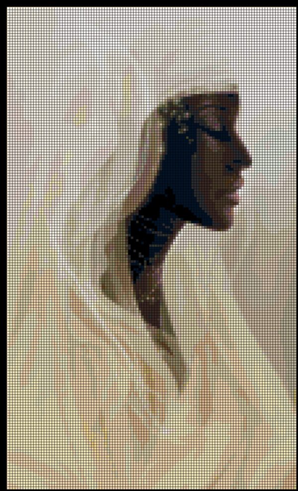 Ebony Bride Cross Stitch Pattern | Intermediate Level | Instant Download - Image 3