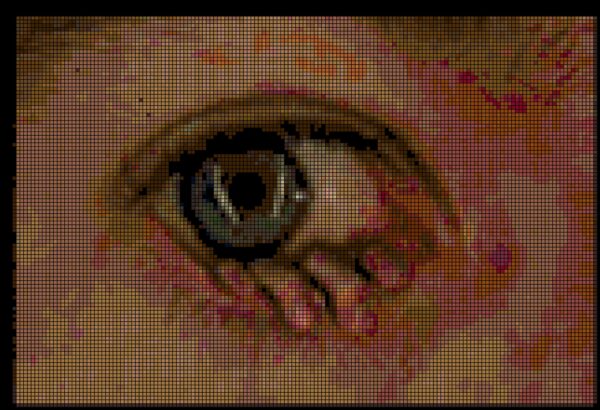 Hand Eye Coordination - Original Counted Cross Stitch Pattern (157 x 106 Stitches) - Image 2