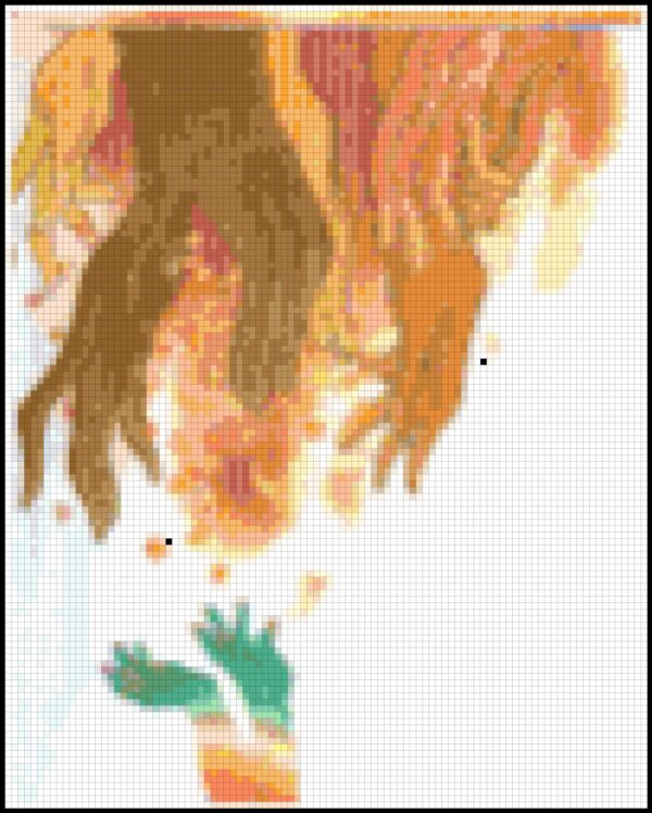 Open Arms An Original Counted Cross Stitch Pattern - Image 2