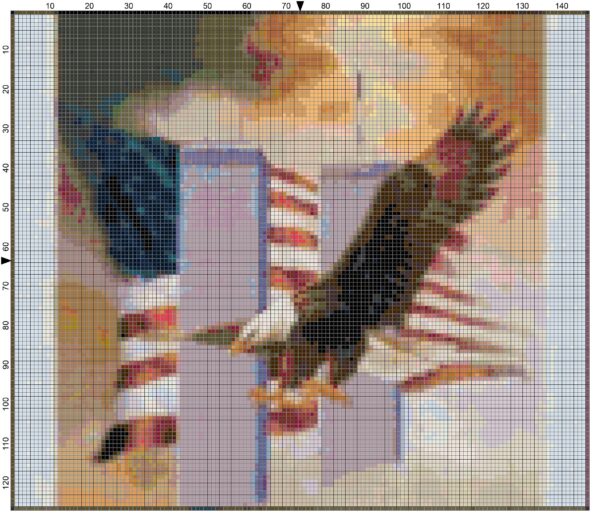 Remember September 11 Original Cross Sttch Pattern - Image 3