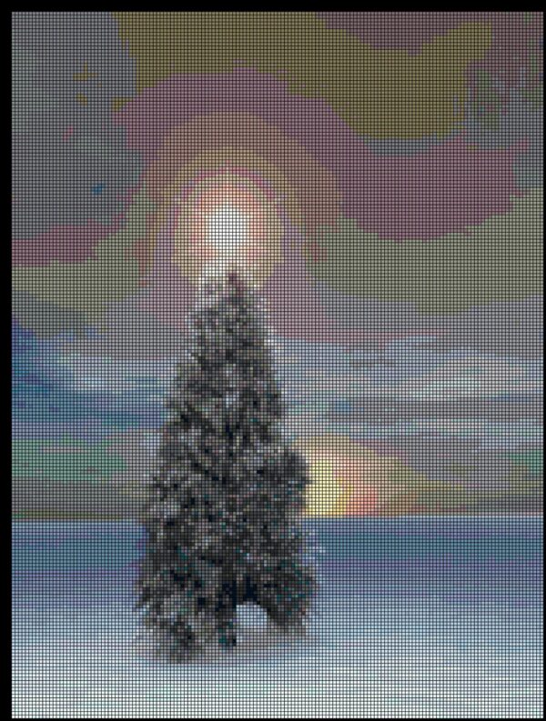 The Christmas Tree Counted Cross Stitch Pattern - Image 2