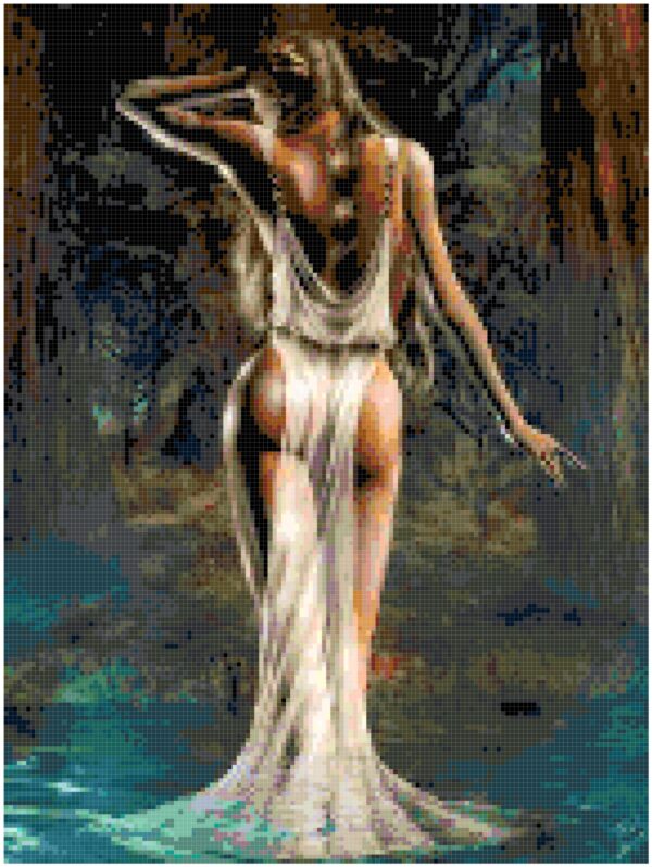 Woodland Goddess - Original Full Coverage Counted Cross Stitch Pattern - Image 3