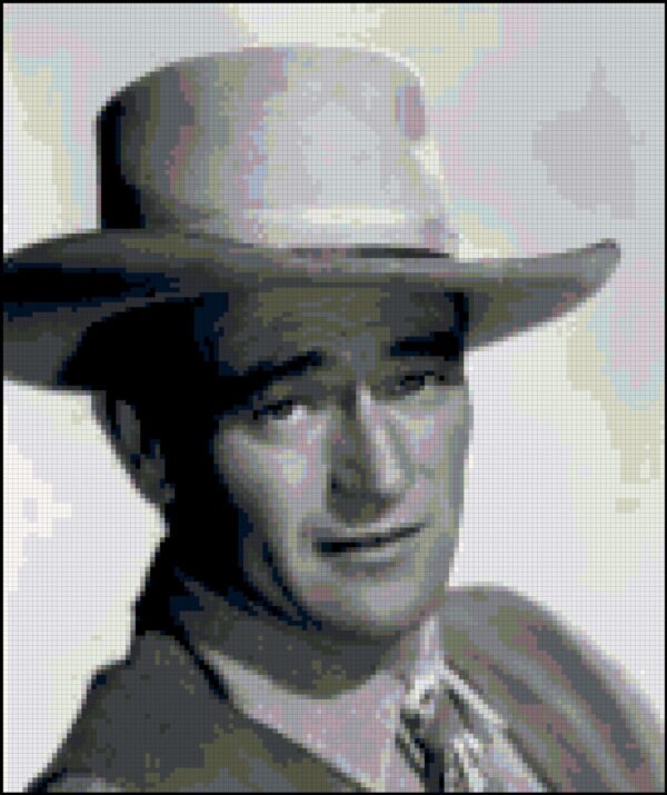 John Wayne (The Duke) Cross Stitch Pattern