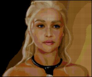 Mother of Dragons Original Cross Stitch Pattern
