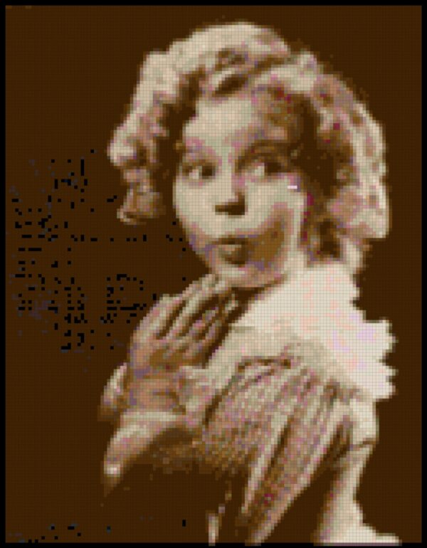 Shirley Temple Counted Cross Stitch Pattern