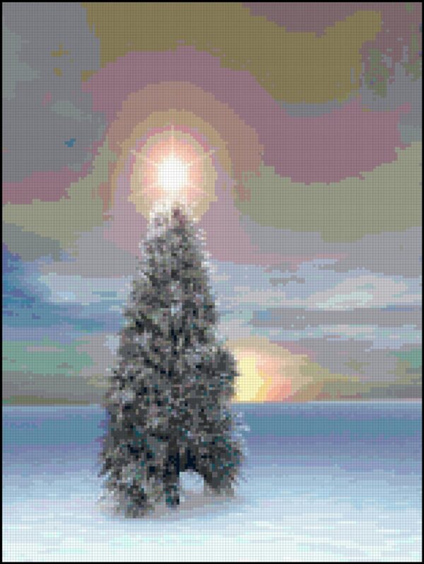 The Christmas Tree Counted Cross Stitch Pattern