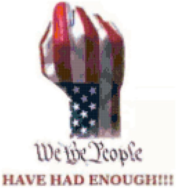 We The People - Counted Cross Stitch Pattern